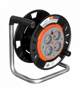 Zwijak bębnowy IP20 4x2P+Z 16A 230V, H05RR-F 3x1,5mm2, 25m Orno CR-3