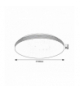 Minimalistyczna lampa sufitowa Oscar2 LED 18W 4000K neutralna Rabalux 71179