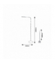 Lampa podłogowa Adelmo LED 10W 3000-6000K Rabalux 74010