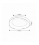 Lampa sufitowa Iliana LED 38W 3000K ciepła Rabalux 71055