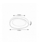 Lampa sufitowa Iliana LED 56W 3000K ciepła Rabalux 71054