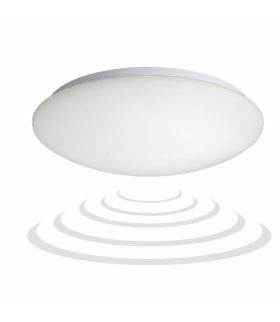 Plafon MARIN z czujn. mikrofal.1x25W, IP20, plexi