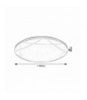 Lampa sufitowa Oswald2 LED 24W 4000K neutralna Rabalux 71053