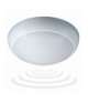 Plafon BLIZZARD z mikrofalowym czujnik, E27, szron