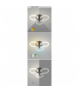 Lampa sufitowa Sotiris LED 21W 3000,4000,6000K Rabalux 71007