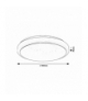 Lampa sufitowa Trevor2 LED 24W 3000K ciepła Rabalux 71183