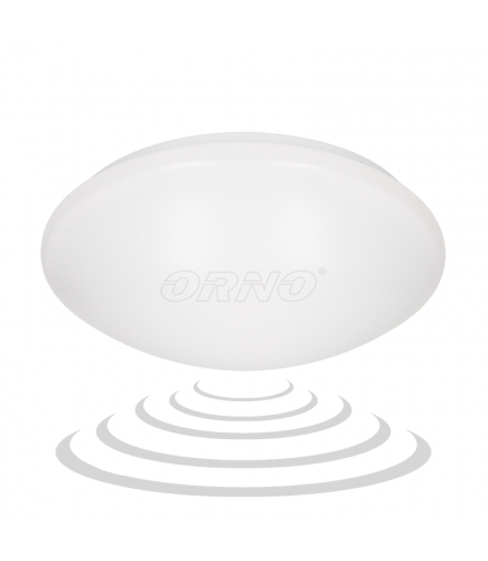 Plafon VEGA LED 1,16W, biały, PMMA, czuj.mikrofal.