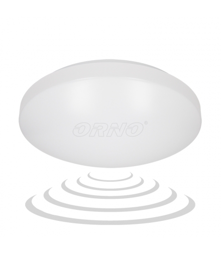 Plafon VEGA LED 2, 16W, biały, PMMA, czuj.mikrofl.