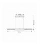 Lampa wisząca Contessa LED 48W 4000K neutralna Rabalux 72030