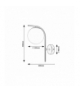 Lampa ścienna Ghita E27 1x MAX 20W Rabalux 71139