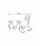 Lampa solarna Wigry LED 0,06W 3000K ciepła Rabalux 77001