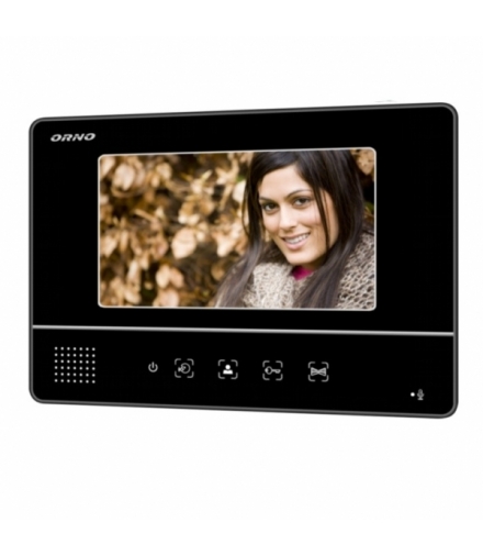 Wideo monitor bezsłu.kolor,7",czarny, YT