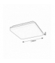 Zewnętrzna lampa sufitowa Pernik LED 24W 4000K neutralna Rabalux 7250