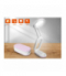 Lampka biurkowa LTC LED 3 tryby świecenia 3000/4000/6000K, akumulator 1200mAh, składana, różowa LTC LXL1964R