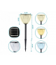 Lampa solarna LED SUNARI FLS-98 Słupek MODERN 3000K+6000K 2200mAh LiFePO4 + PIR Forever Light TFO RTV100527