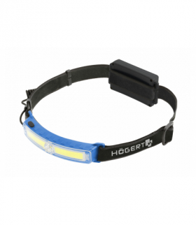Lampa czołowa COB XPG USB, 6 funkcji Hogert HT1E428
