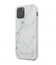 Nakładka do iPhone 12 Pro Max 6,7" GUHCP12LPCUMAWH biała hard case Marble TFO Guess GSM103687