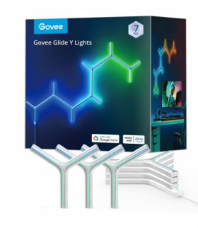 Govee H6065 Y Shape Light Panel 7-pack Oświetlenie LED RGBIC, 2.4GHz Wi-Fi, Bluetooth GOVEE H6065301