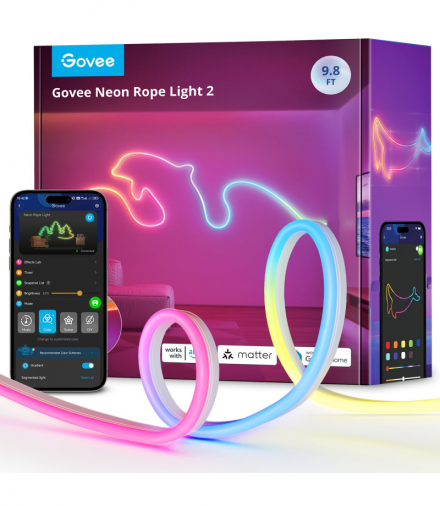 Govee H61D3 Neon Lights 2 3m Oświetlenie LED Matter, HomeKit, Google, Alexa, SmartThings GOVEE H61D3301