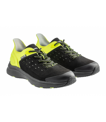 SAUTEN półbuty ochronne lekkie O1 FO SR czarny/żółty hi-vis 42 Hogert HT5K579-42