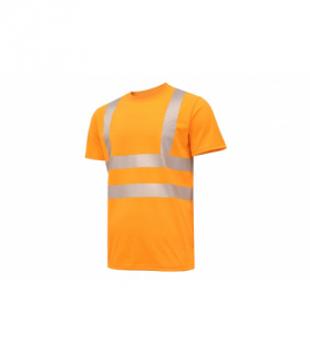 JURAL II T-shirt polibawełniany ostrzegawczy pomarańczowy 2XL (56) Hogert HT5K953-2XL
