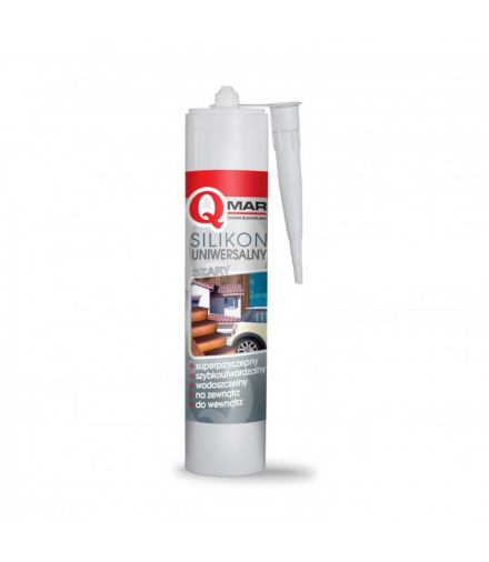 Silikon uniwersalny, 300 ml, szary DPM QM-AS-9