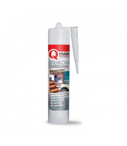 Silikon uniwersalny, 300 ml, brązowy DPM QM-AS-10