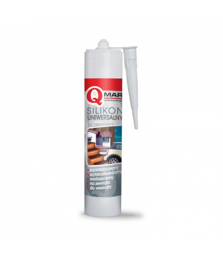 Silikon uniwersalny, 300 ml, bezbarwny DPM QM-AS-7
