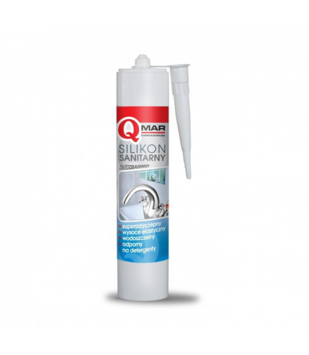Silikon sanitarny, 300 ml, bezbarwny DPM QM-AS-12