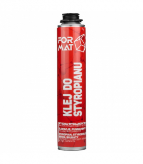 Klej do styropianu pistoletowy FOR-MAT 750ml DPM QM-FM-KS-1