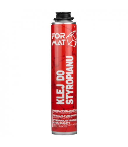 Klej do styropianu pistoletowy FOR-MAT 750ml DPM QM-FM-KS-1