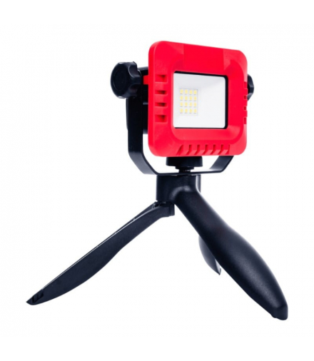 Naświetlacz LED ładowalny na statywie, 6 W, 600 lm, 5000 K, IP54, GERMINA GW-0065