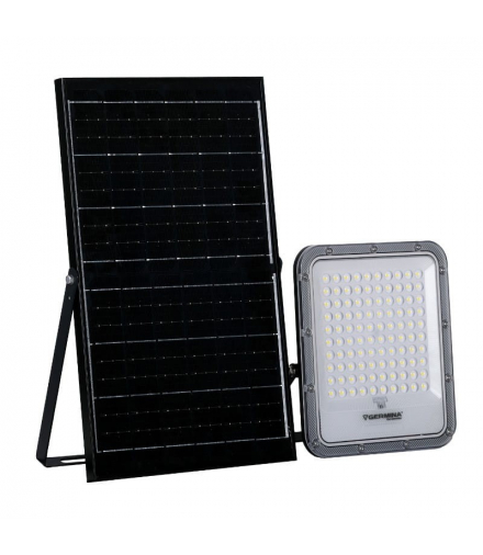 Naświetlacz LED z panelem solarnym, 100 W, 1100 lm, 5000 K, IP65, Dorado, GERMINA GW-0078