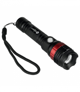 Latarka aluminiowa LED, ładowalna, 250 lm DPM SP0412