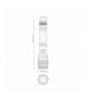 Latarka aluminiowa LED, ładowalna, 250 lm DPM SP0412