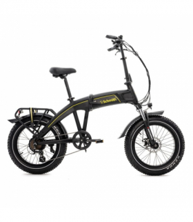 Rower elektryczny, 20 cali, fatbike, czarny, E-BIKE, GERMINA GE0002