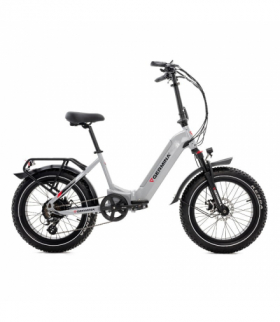 Rower elektryczny 20 cali, fatbike, szary, E-BIKE, GERMINA GE0003