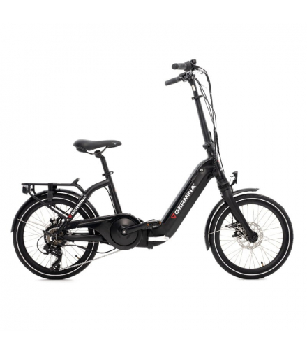 Rower elektryczny 20 cali, składany, czarny, E-BIKE, GERMINA GE0001