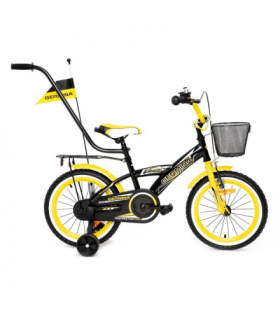 Rower dziecięcy 16 cali, czarny, BMX BOY, GERMINA KBX16012