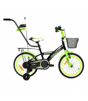 Rower dziecięcy 16 cali, czarny, BMX BOY, GERMINA KBX16014