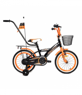 Rower dziecięcy 16 cali, czarny, BMX BOY, GERMINA KBX16015