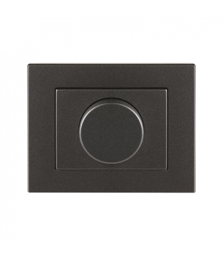 Ściemniacz LED z ramką, grafitowy, XP500, Vilma DPM LED ARMP-GR-S