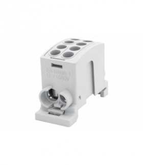 Zacisk HLK 100A-2 (1x25,1x16 / 1x25,1x16) Al/Cu - szary F-Elektro F2.0357