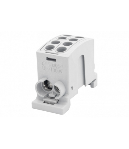 Zacisk HLK 100A-2 (1x25,1x16 / 1x25,1x16) Al/Cu - szary F-Elektro F2.0357