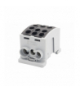 Zacisk HLK 100A-3 (1x25,2x16 / 1x25,2x16) Al/Cu - czarny F-Elektro F2.0360
