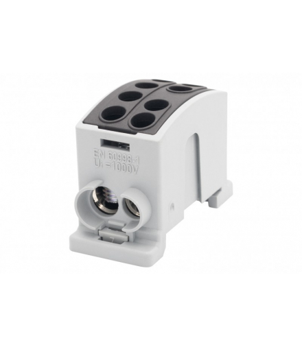 Zacisk HLK 125A-2 (1x35,1x25 / 1x35,1x25) Al/Cu - czarny F-Elektro F2.0370