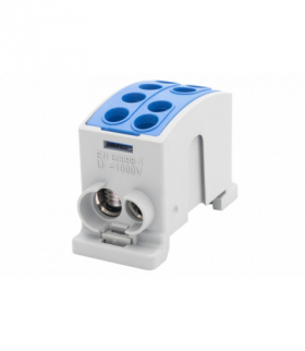 Zacisk HLK 125A-2 (1x35,1x25 / 1x35,1x25) Al/Cu - niebieski F-Elektro F2.0373