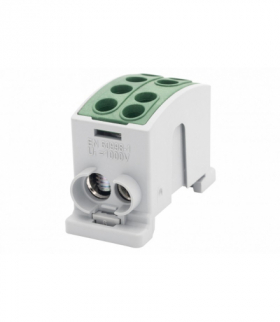 Zacisk HLK 125A-2 (1x35,1x25 / 1x35,1x25) Al/Cu - zielony F-Elektro F2.0374