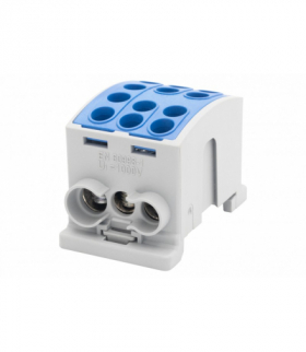 Zacisk HLK 125A-3 (1x35,2x25 / 1x35,2x25) Al/Cu - niebieski F-Elektro F2.0378