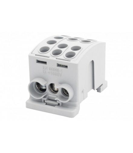 Zacisk HLK 125A-3 (1x35,2x25 / 1x35,2x25) Al/Cu - szary F-Elektro F2.0377